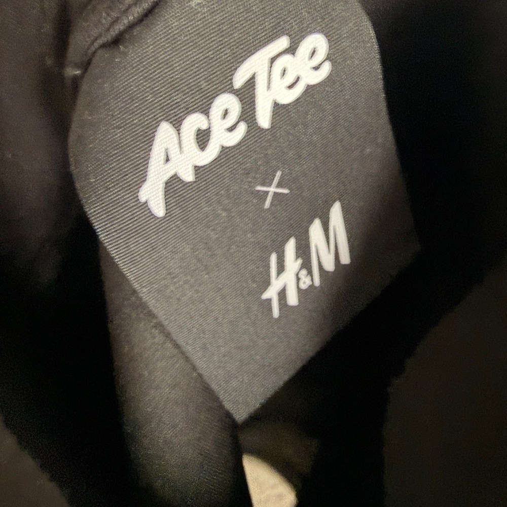 H&M limited edition vintage Black and orange Hooded Belted hoodie size XS - Picture 9 of 10